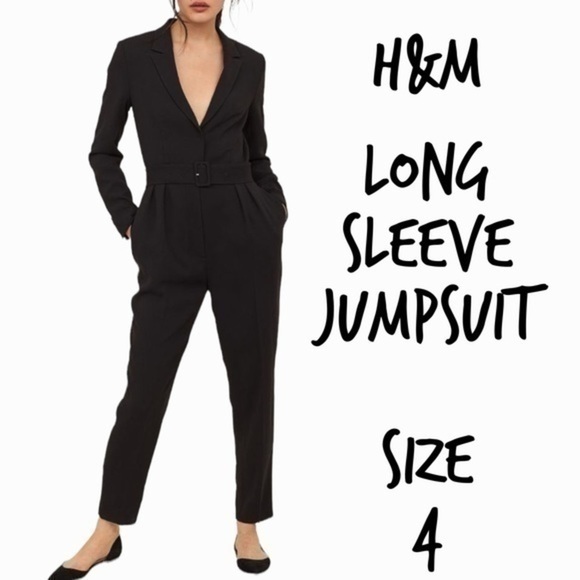 H&M black jumpsuit size 4 - Picture 1 of 9